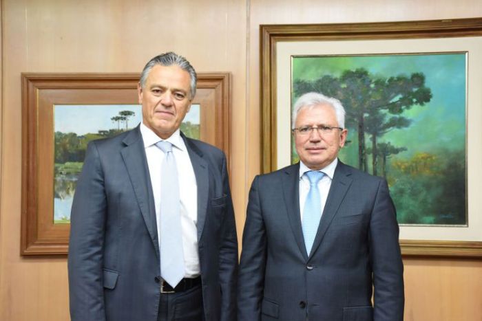 Presidentes do IPDA, Edgar Guimarães, e do TCE-PR, Durval Amaral - Foto: Bebel Ritzmann