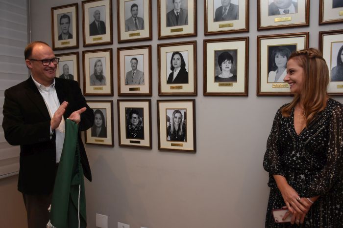 Inauguração do retrato da procuradora Cristina Leitão na Galeria de Presidentes - Foto: Bebel Ritzmann