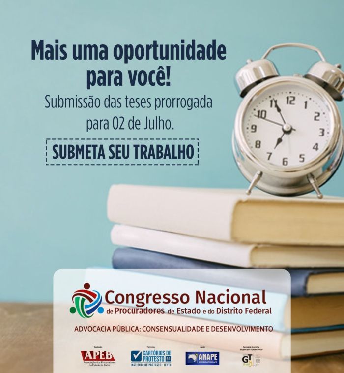 44ª edição do Congresso Nacional de procuradores de Estado acontece em setembro na Bahia - Foto: Divulgação
