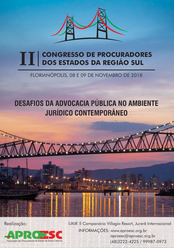 Congresso acontece dias 8 e 9 de novembro, em Florianópolis/SC - Foto: Divulgação
