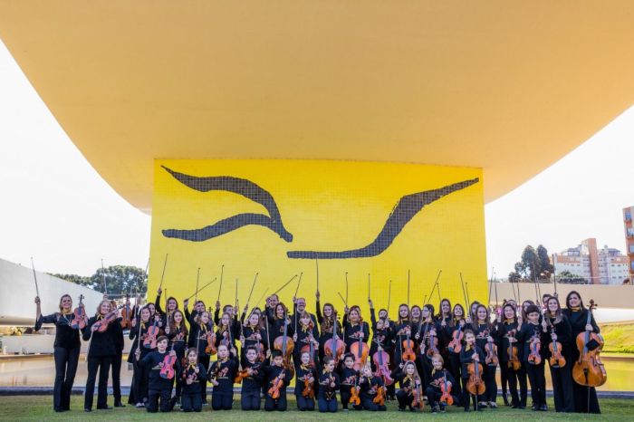 Integrantes da Orquestra Suzuki Curitiba - Foto: Divulgação