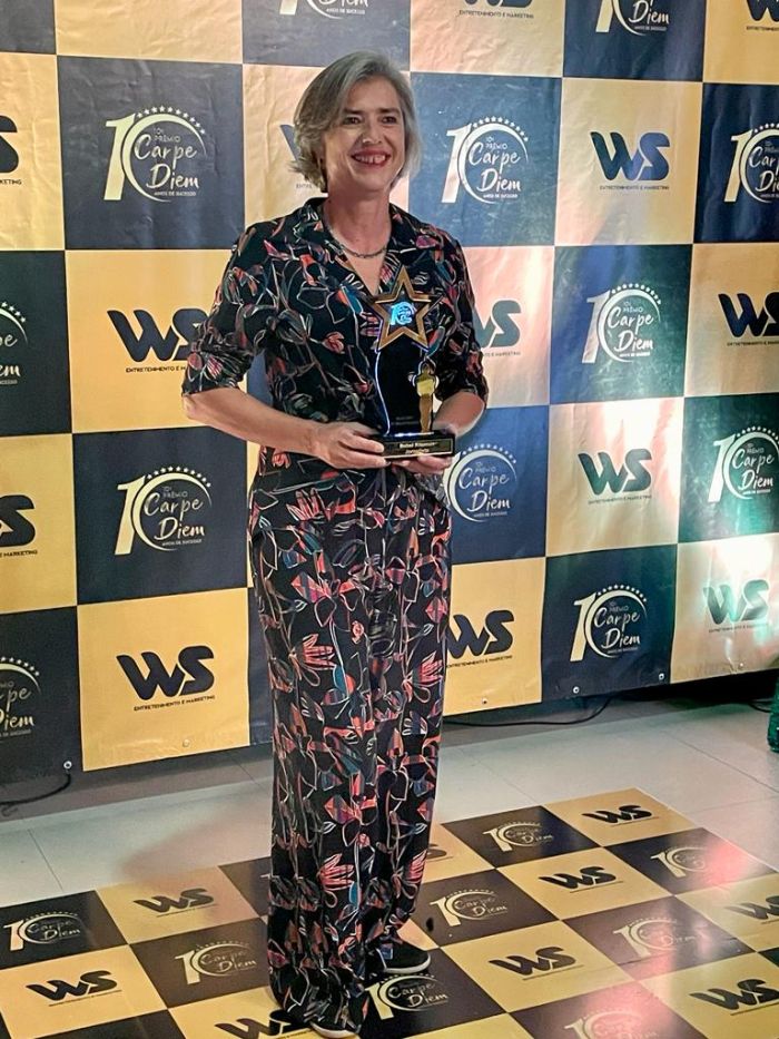  Jornalista Bebel Ritzmann recebe prêmio no Maranhão - Foto: Divulgação