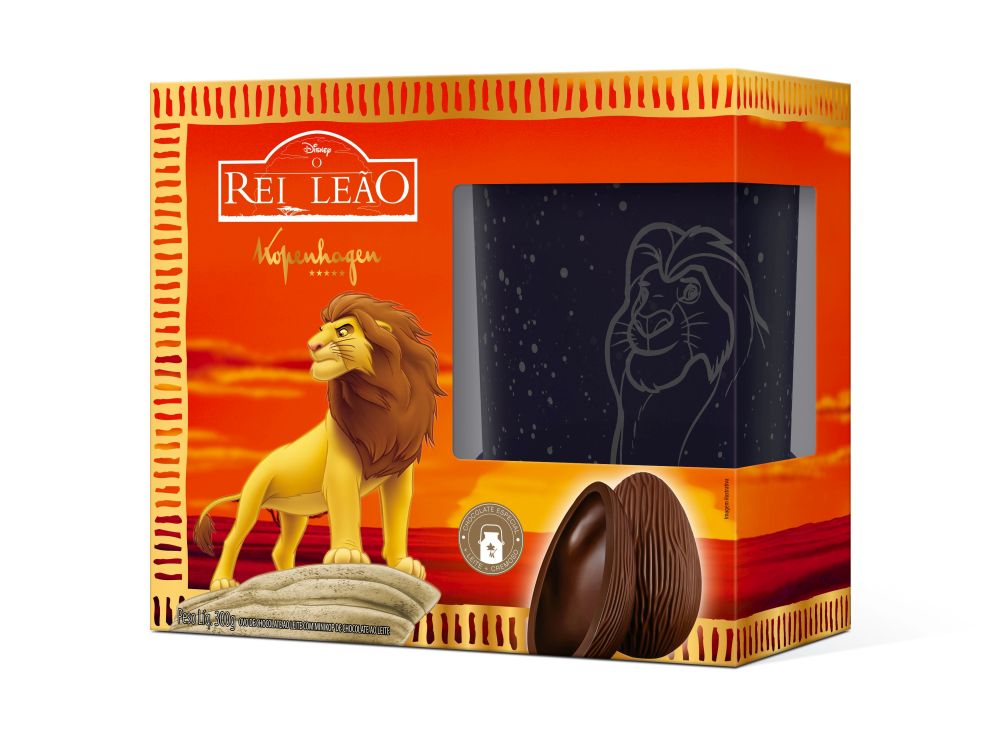 LANÇAMENTO: OVO O REI LEÃO – 300g – Preço sugerido: R$ 87,00 