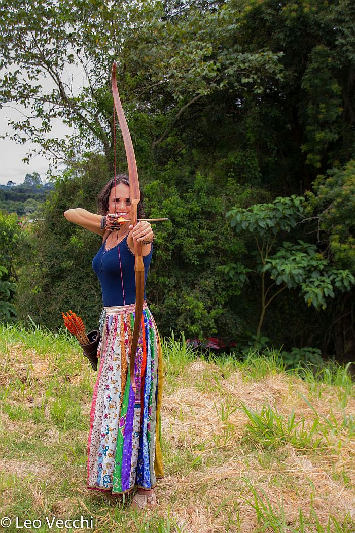 As oficinas acontecem em uma chácara cercada de muito verde, para ampliar o conjunto de sensações vivenciados pelos participantes