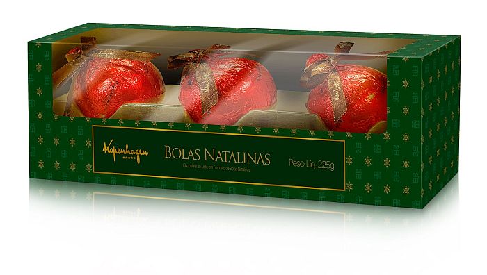 Bolas Natalinas – 225 G – preço sugerido: R$ 62,00 (Divulgação)