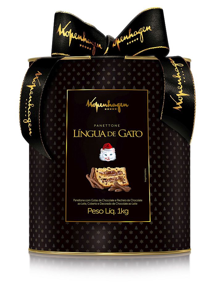 Panettone Língua de Gato – 1 KG. – Preço sugerido: R$ 94,50 (Divulgação)