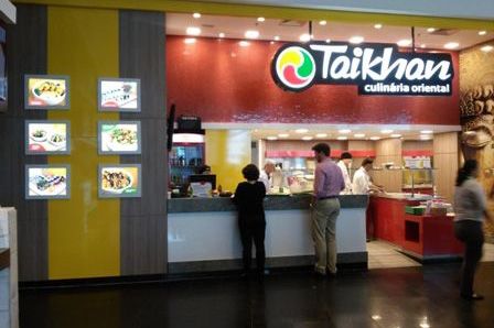 Restaurante Taikhan no shopping Crystal