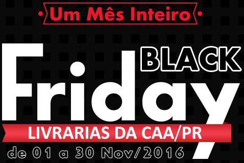 Livros jurídicos com desconto de até 70% no Brack Friday da CAA-PR