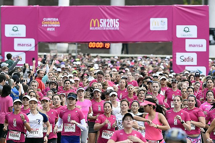 Maior corrida de rua feminina da América Latina tem circuito em Curitiba