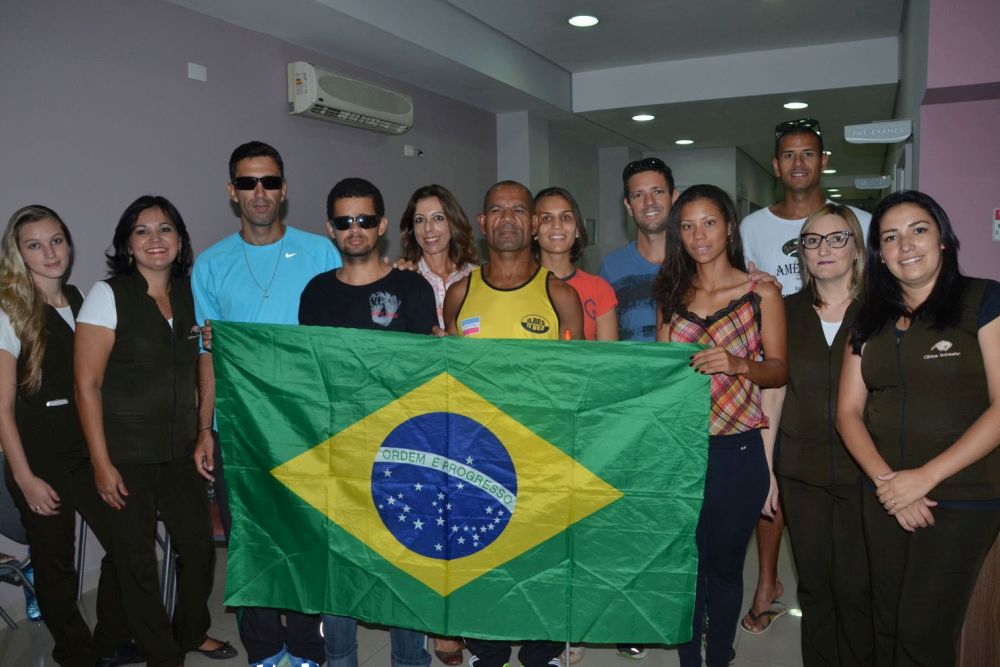 Atletas paraolímpicos do Circuito Rio Sul fazem exames na Clínica Schaefer